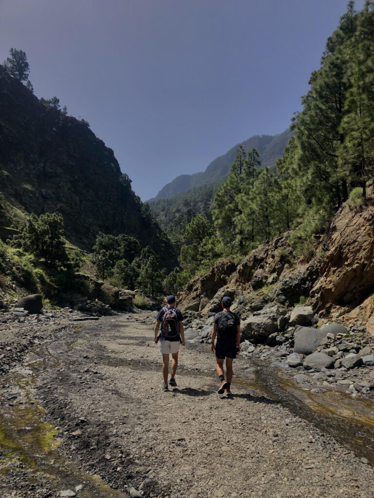 Randonnee Caldera de Taburiente aux Canaries